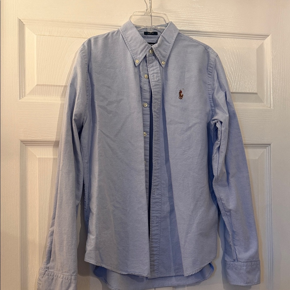 Ralph Lauren Light Blue Button-Down Oxford Shirt